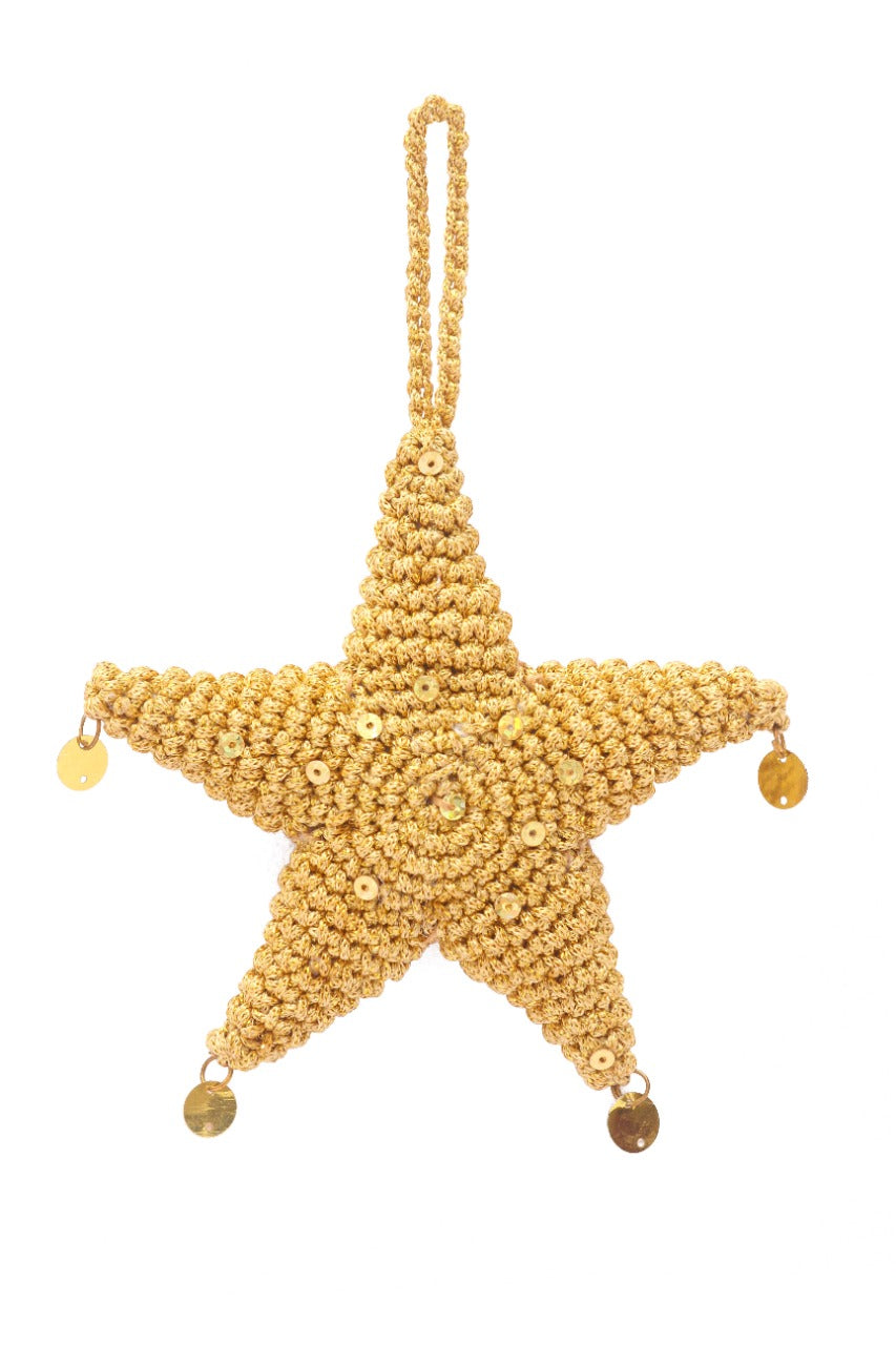 Gold Star Ornament