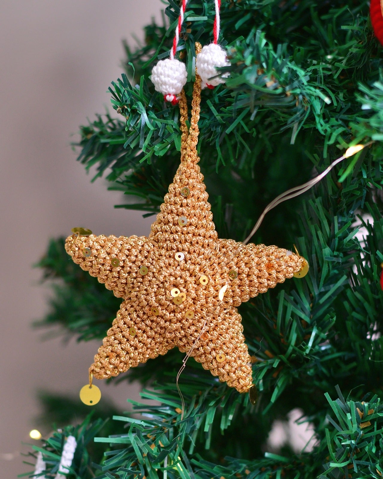 Gold Star Ornament